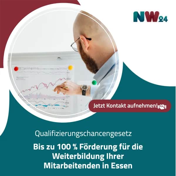 Weiterbildung im Unternehmen in Essen dank QCG nutzen ​