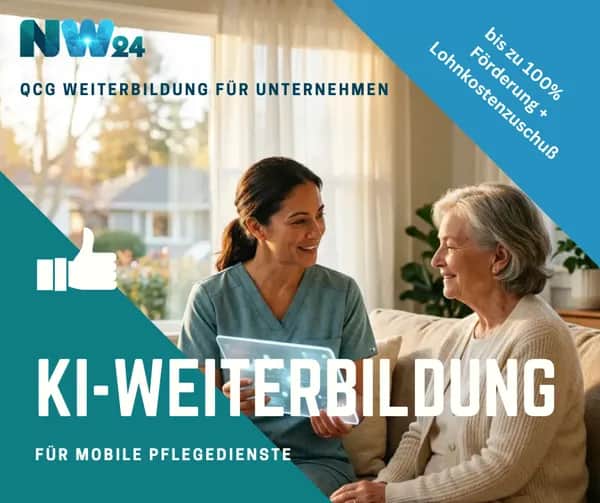 KI-Weiterbildung für mobile Pflegedienste