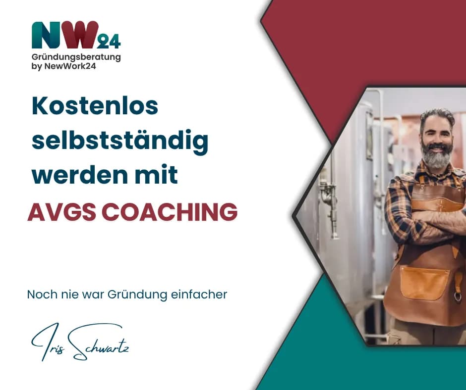 Kostenlos selbstständig werden mit AVGS Coaching starten