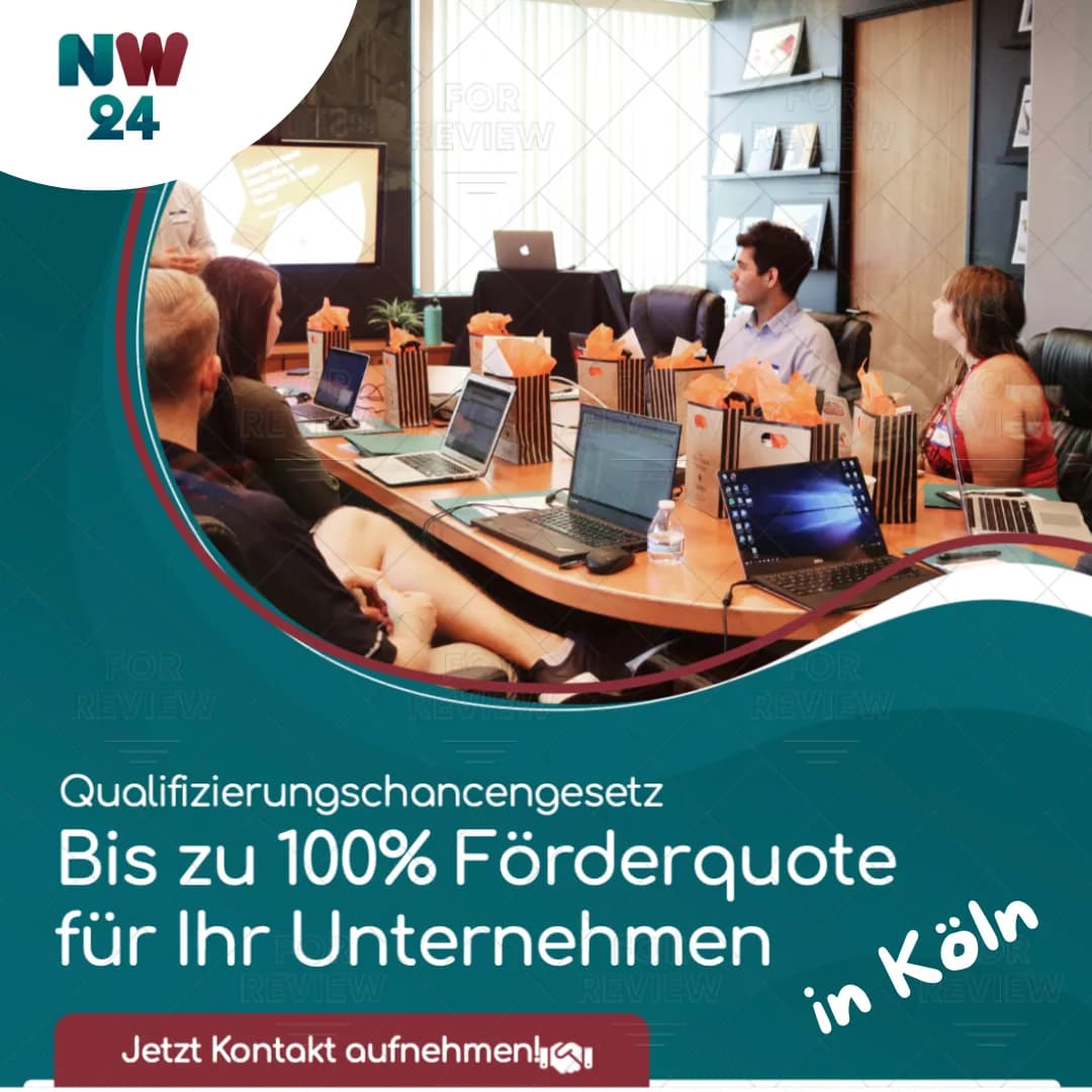 Weiterbildung in Köln mit Qualifizierungschancengesetz