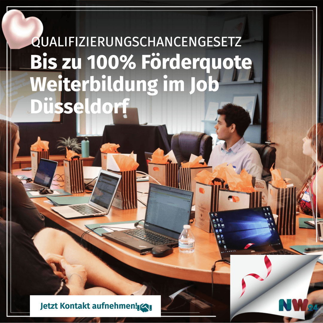 Weiterbildung im Job in Düsseldorf – 100% förderfähig